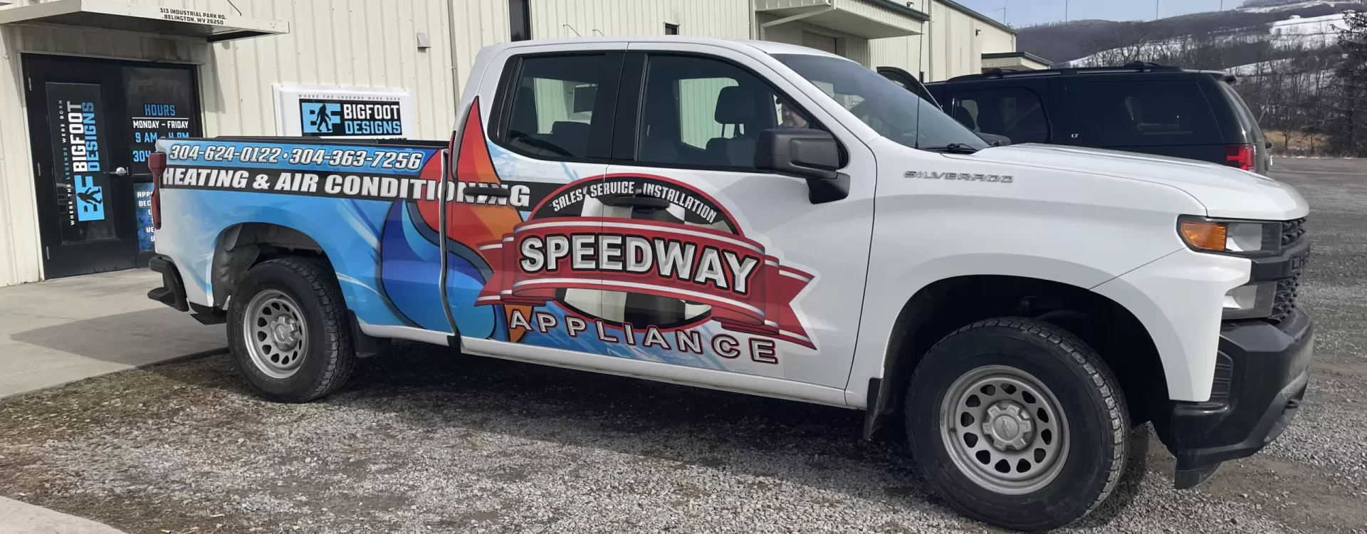 Speedway Appliances Truck Halfwrap