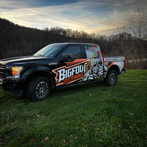 Our Shop Truck Wrap in Belington, WV