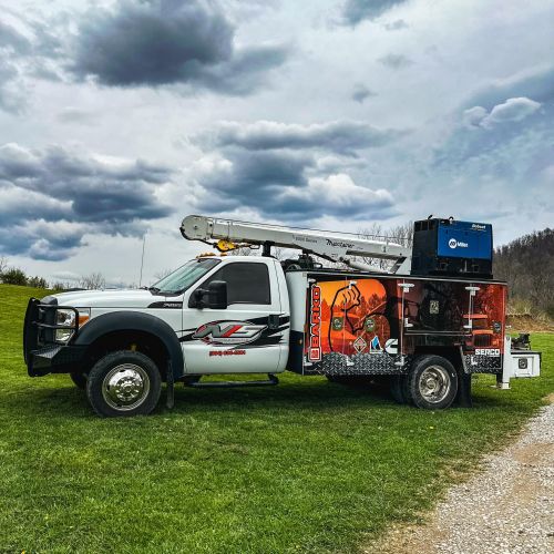 Utility Truck Wrap for NIS Newlons International.