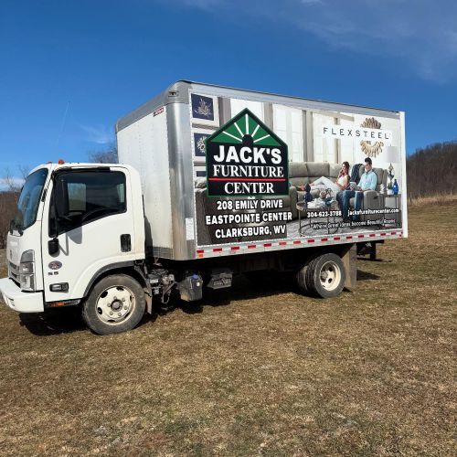 Box Truck Wrap for Jacks Furniture Center