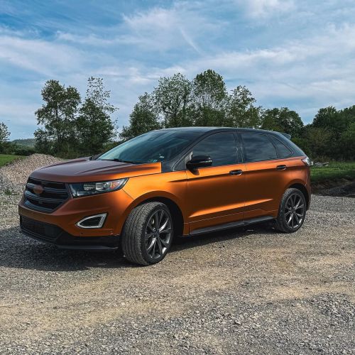 Full Color Change wrap on a 2018 Ford Edge Sport using KPMF Vinyl
